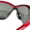 Jackson Safety Safety Glasses, Anti-Scratch, Smoke Lens, Red Frame, Half-Frame 50016 - alternate 6